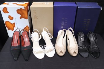 Womens Shoes Include Black Vanelli 7M, Stuart Weitzman 7B, Amalfi Made In Italy 7 B, Donald J Pliner Size 7M