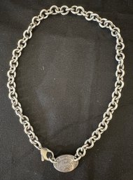 Return To Tiffany Sterling Silver Necklace With Links