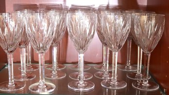 Set Of 14 Waterford Crystal Carina Claret Wine Glasses 8 T