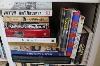 A Lot Of Books Regarding History And Biographies