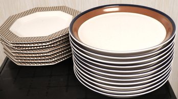 Vintage Dinner Plates Include Mikasa Potters Art Ben Seibel Design And Independence Ironstone By Interpace