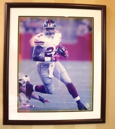 Autographed Photo Of NFL Player, Brandon Jacobs.