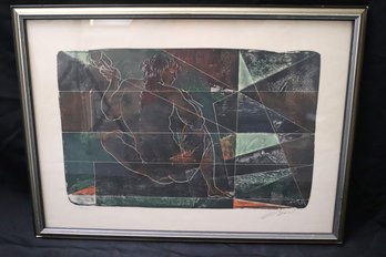 Hans Erni, Listed Swiss Artist, Pencil Signed Lithograph 116/150.