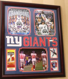 New York New York Giants, Super Bowl Poster, Eli MVP, Super Bowl XLVI.