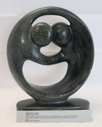 Carved Stone Sculpture From Zimbabwe By Paxmore Mutasa Endearing Lovers