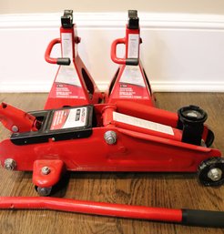 Auto Craft 2 Ton Hydraulic Car Jack & 2 Ton Ratcheting Jack Stands Like New Condition