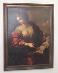 An Old Copy Of The Famous Painting The Cumean Sybil By Giovanni Francesco Romanelli