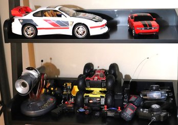 Assorted Kids Size RC Car & Remotes Not Tested As Pictured