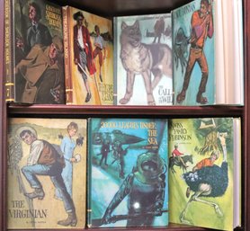 Vintage Books Titles Include Treasure Island, The Call Of The Wild, Paul Bunyan, The Virginian, 20,000 Leagues