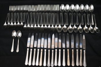 Rogers Bros Flatware, 16 Knives, 12 Salad Forks, 12 Dinner Forks, 13 Tablespoons, 2 Teaspoons