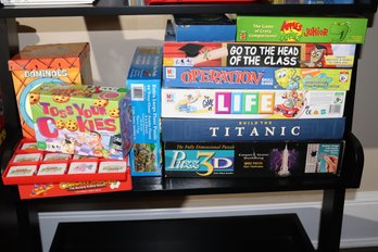 Games Includes Spongebob Operation, Life, , Large Nemo & Dory Plush. The Boxcar Children Mysteries