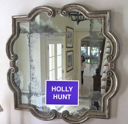 Antiqued/Distressed Finish Wall Mirror From Formations By Holly Hunt