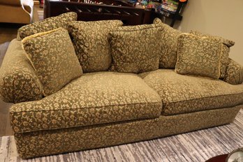 Kravet Furniture Floral Sofa With Pillows