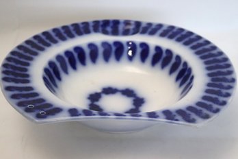 Antique Flow, Blue Shaving Dish With Hanging Holes