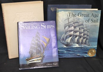 Hardcover Books Include The World's Great Sailing Ships, The Great Age Of Sail, Eternal America Internatio