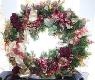 Pretty Holiday Wreath 24-inch Diameter