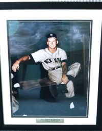 Mickey Mantle 1956 Triple Crown Year, Famous Ray Gallo Wall Decor Fenway Park