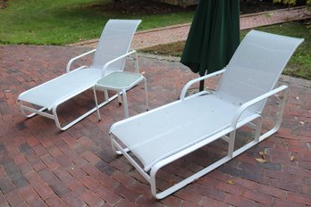 Brown Jordan Outdoor Aluminum Lounge Chairs