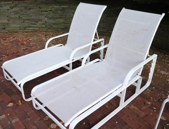 Brown Jordan Outdoor Aluminum Lounge Chairs