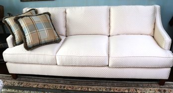 Custom Sofa With A Quality Textured Silk Like Fabric