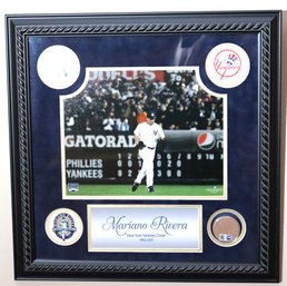 Mariano Rivera NY Yankees Closer 1995-2013 EK 726313 With Steiner COA Authentic Dirt From Yankee Stadium