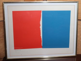 MCM Rita Alima Colorful Geometric Signed & Numbered Lithograph