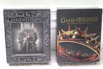 Game Of Thrones Season One And Two DVDs