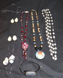 Lot Of 4 Necklaces And Bracelet By Babel