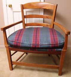 Vintage Mission Style Wood Arm Chair