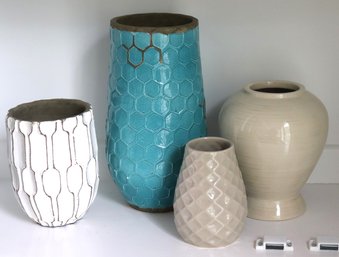 Includes A Large Blue West Elm Vase Includes A Piece From Pottery Barn