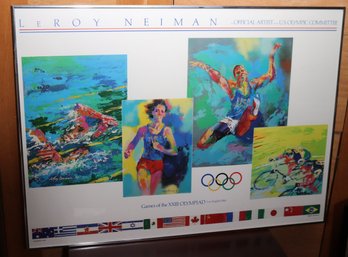 LeRoy Neiman Poster Of The Games Of The 23rd Olympiad