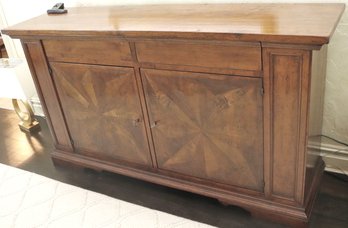 Solid Heavy Wood Buffet/server With Quality Tongue And Groove Craftsmanship