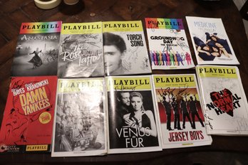 Large Lot  Approximately 50- Autographed Signed Playbills Including Billy Crystal Among Many Others.