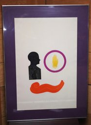 Signed Let It Be Lithograph Numbered 65/100 New York,1970