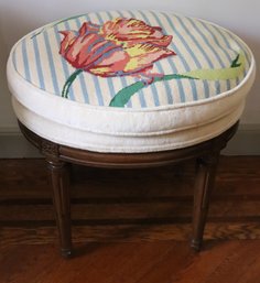 Louis The 16th Style Needlepoint Stool