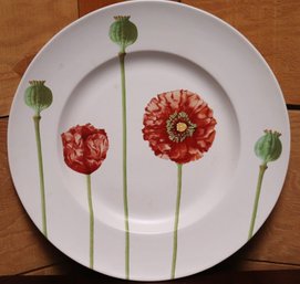 Villeroy And  Boch Flora Summerfield Decorative Platter With Poppy Flowers