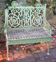 Ornate Vintage Cast Iron Garden Bench