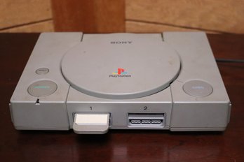 Vintage Sony Play Station Model SCPH-1001 With Memory Card And Game