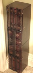 Faux Book Front CD Cabinet