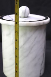 Georges Briard Marble Ice Bucket With Lid