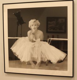 Iconic Photo Of Marilyn Monroe In White Tulle Dress