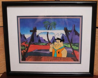 Vintage The Flintstones Framed Animation Cell
