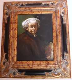Fine Art Oil Painting Portrait As The Apostle Paul In A Grand Victorian Style Wood Frame-  Certificate