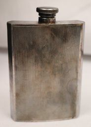 Sterling Silver Birks-Ellis Whiskey Flask With Screw Top-England