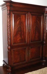 Century Carved Wood Armoire