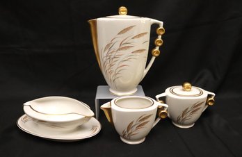 Vintage Parsienne By Royal Jackson Serving Pieces Includes Kettle, Sugar, Creamer And Bowl