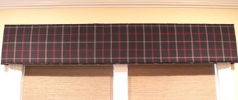 Custom Valance/Window Treatment Measures Approximately 90 Inch X 16 Inch Tall.