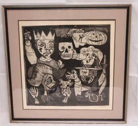 Trick Or Treat Signed Artist Proof By Listed Artist Irving Amen
