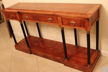 Century Furniture Late 20th Century Empire Style Credenza Or Sideboard Buffet.