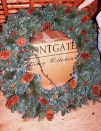 Front Gate Folding Wreath Approximately 60-inch Diameter Includes Box